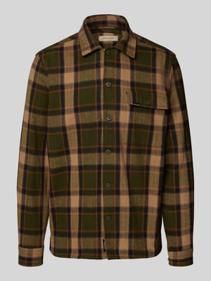 Kurtka koszulowa o kroju regular fit z kieszenią na piersi model ‘DIEGO’ Shop The Look MANNEQUINE