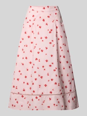 Midirock im Allover-Look mit Eingrifftaschen Shop The Look MANNEQUINE