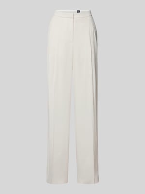 Pantalon met haakjes- en ritssluiting, model 'Tozera' Shop The Look MANNEQUINE