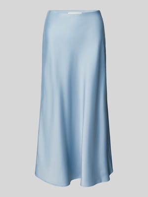 Spódnica midi w kształcie litery A z satyny model 'LENA' Shop The Look MANNEQUINE