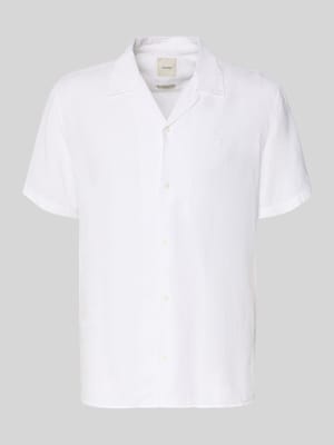 Regular Fit Freizeithemd aus Leinen-Lyocell-Mix Shop The Look MANNEQUINE