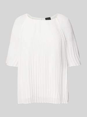 Regular Fit  Chiffonbluse mit mit kurzen Ragalanärmeln Shop The Look MANNEQUINE