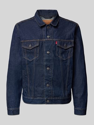 Jeansjacke mit Brusttaschen Modell 'THE TRUCKER JACKET' Shop The Look MANNEQUINE
