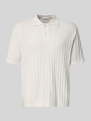 Regular Fit Poloshirt aus Baumwoll-Strick Modell 'DANE' Shop The Look MANNEQUINE