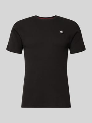 T-shirt met labelpatch Shop The Look MANNEQUINE