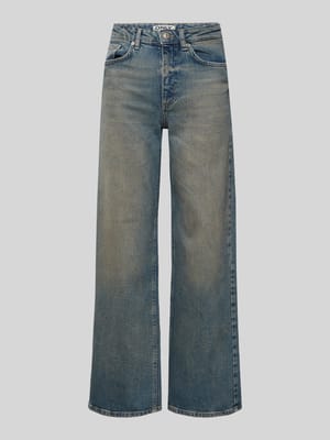 Relaxed Fit High Rise Jeans aus Bio-Baumwoll-Mix Modell 'JUICY' Shop The Look MANNEQUINE