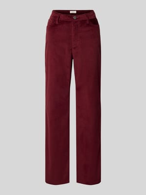 Regular fit corduroy broek met rechte pijpen Shop The Look MANNEQUINE