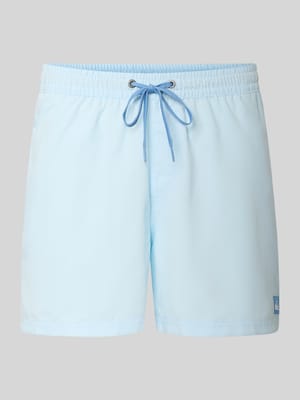 Regular fit zwembroek met logopatch model 'Everyday' Shop The Look MANNEQUINE