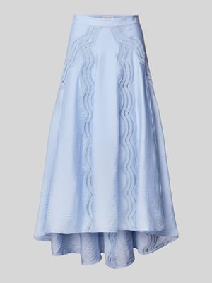 Spódnica midi o kroju regular fit z perforowaniem model 'Cole' Shop The Look MANNEQUINE