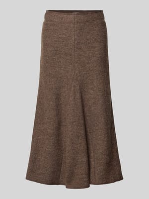 Midirock aus Viskose-Woll-Mix Shop The Look MANNEQUINE