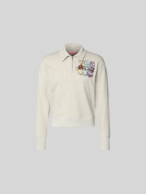 Pullover mit Pailettenbesatz Shop The Look MANNEQUINE