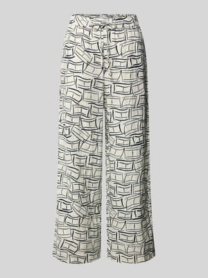 Loose Fit Weite Hose aus reinem Leinen Shop The Look MANNEQUINE