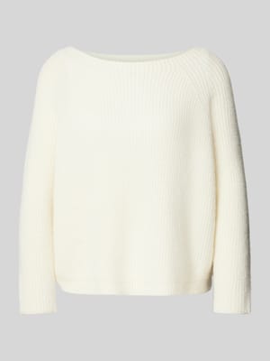 Gebreide pullover met ronde hals, model 'XENO' Shop The Look MANNEQUINE