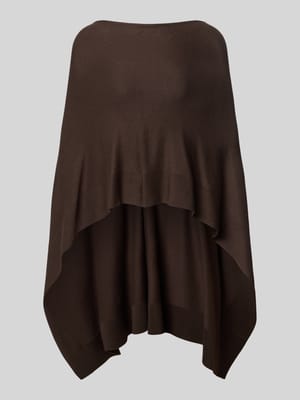 Relaxed Fit Poncho aus Viskose-Mix in Strick-Optik Shop The Look MANNEQUINE