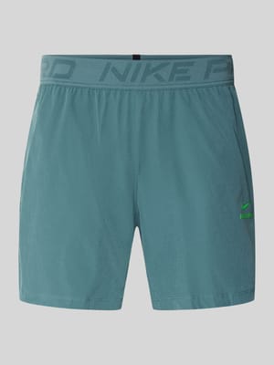 Shorts mit Logo und elastischem Bund Shop The Look MANNEQUINE