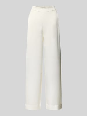 krój slim fit szerokość spodnie z zapięciem na haftkę i ukrytym zamkiem błyskawicznym model 'HASELI-1' Shop The Look MANNEQUINE