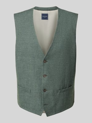 Gilet met strookzakken, model 'GIL' Shop The Look MANNEQUINE