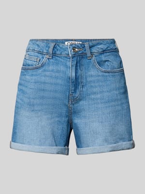 Regular Fit Jeansshorts aus Baumwoll-Mix Modell 'JOSEPHINE' Shop The Look MANNEQUINE