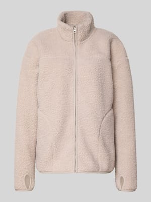 Relaxed Fit Teddyjacke mit Stehkragen Modell 'SAIDA' Shop The Look MANNEQUINE
