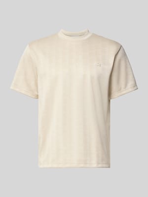 Regular Fit T-Shirt mit Allover-Muster Shop The Look MANNEQUINE