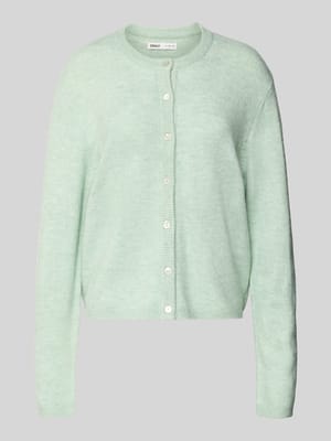 Regular Fit Strickjacke mit einreihiger Knopfleiste Modell 'SIMONI' Shop The Look MANNEQUINE