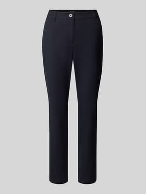 Spodnie o kroju slim fit z mieszanki bawełny Shop The Look MANNEQUINE