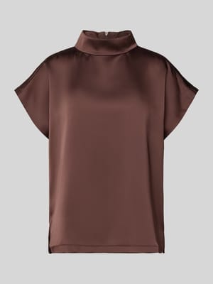 Regular fit blouse met opstaande kraag, model 'CANELI-1' Shop The Look MANNEQUINE