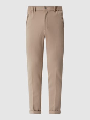 Chino met elastische band, model 'Kaylen' Shop The Look MANNEQUINE