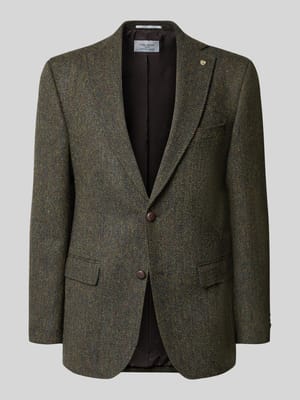 Slim Fit 2-Knopf-Sakko mit Pattentaschen Modell 'Theo' Shop The Look MANNEQUINE