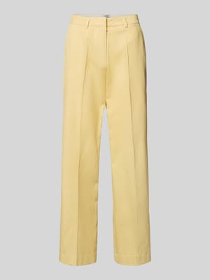 Wide Fit Stoffhose aus Lyocell-Mix Modell 'Edie' Shop The Look MANNEQUINE