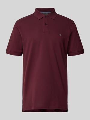 Regular Fit Poloshirt mit Logo-Stitching Shop The Look MANNEQUINE