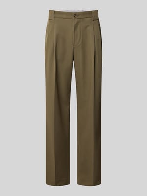 Stoffhose mit Bügelfalten und Eingrifftaschen Shop The Look MANNEQUINE