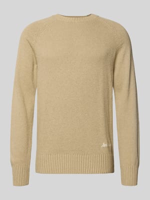 Strickpullover mit gerippten Abschlüssen Shop The Look MANNEQUINE