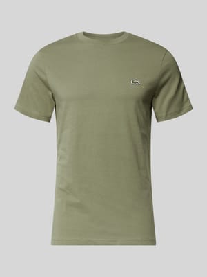Regular Fit T-Shirt aus reiner Baumwolle Shop The Look MANNEQUINE
