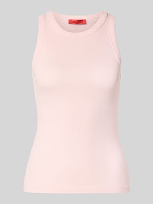 slim fit tank top van katoenmix model 'FRAGOLA' Shop The Look MANNEQUINE