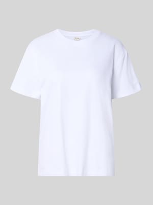 T-Shirt mit Rundhalsausschnitt Shop The Look MANNEQUINE