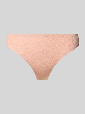 String im Leo-Print mit Allover-Muster Modell 'SHADOW THONG' Shop The Look MANNEQUINE