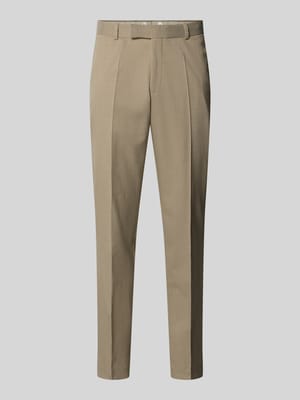 Pantalon van mix van scheerwol en elastaan model 'Sendrik' Shop The Look MANNEQUINE