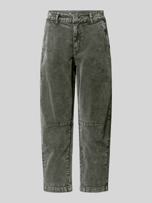 Spodnie sztruksowe o kroju barrel fit z wpuszczanymi kieszeniami Shop The Look MANNEQUINE