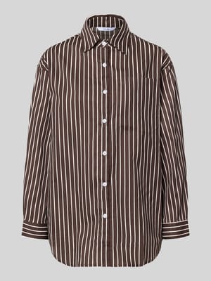 Regular Fit Bluse aus reiner Baumwolle Modell 'MAVIE' Shop The Look MANNEQUINE