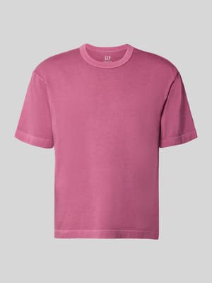 Cropped T-shirt met ronde hals Shop The Look MANNEQUINE