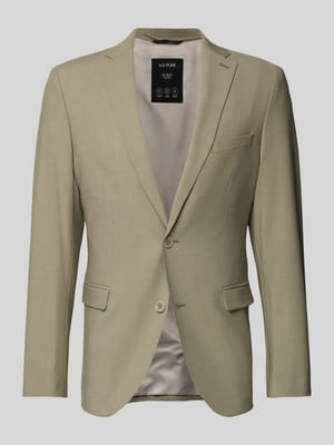 Slim Fit Anzugsakko mit Schulterpolstern Shop The Look MANNEQUINE