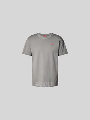 Regular Fit T-Shirt aus reiner Baumwolle Shop The Look MANNEQUINE