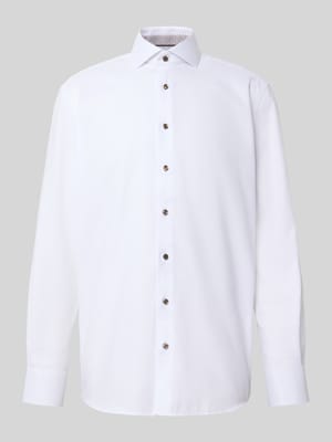 Regular Fit Business-Hemd aus reiner Baumwolle Modell 'Kent' Shop The Look MANNEQUINE