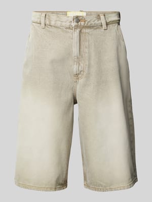 Baggy fit korte jeans met steekzakken Shop The Look MANNEQUINE