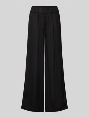 Wide Leg Stoffhose mit elastischem Bund Shop The Look MANNEQUINE