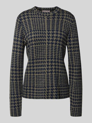 Strickpullover mit Rundhalsausschnitt Shop The Look MANNEQUINE