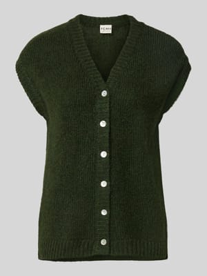 Mouwloos vest met V-hals, model 'BELABLUE' Shop The Look MANNEQUINE