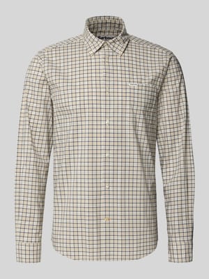 Regular Fit Freizeithemd aus Baumwoll-Mix Modell 'LOMOND' Shop The Look MANNEQUINE