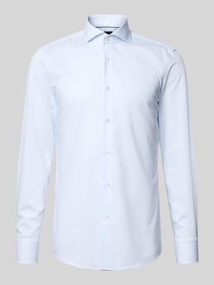 Slim Fit Businesshemd aus reiner Baumwolle Modell 'H-HANK-SP-B1' Shop The Look MANNEQUINE